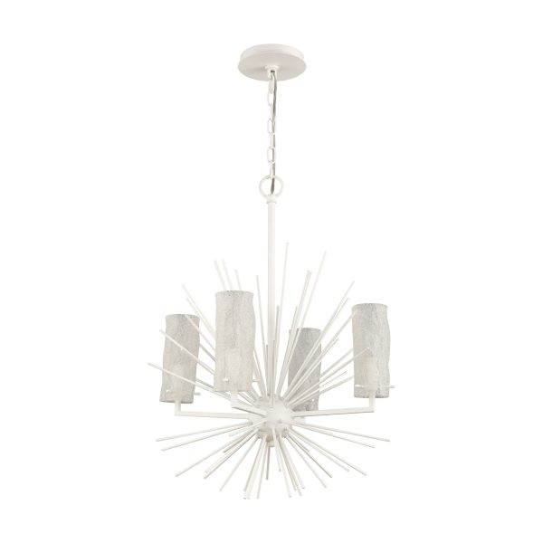 Sea Urchin 20  Wide 4-Light Chandelier For Discount