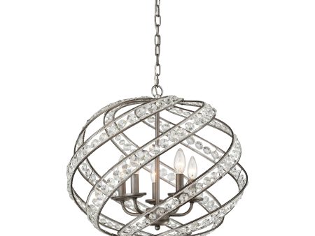 Renaissance 21  Wide 5-Light Chandelier For Sale