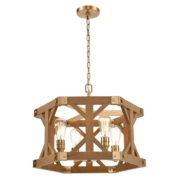 Structure 23  Wide 4-Light Chandelier Discount