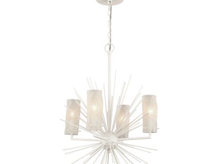 Sea Urchin 20  Wide 4-Light Chandelier For Discount