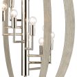 Retro Rings 36  Wide 9-Light Chandelier Online