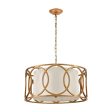 Ringlets 22  Wide 4-Light Chandelier Discount