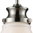 Schoolhouse 8  Wide 1-Light Mini Pendant For Cheap