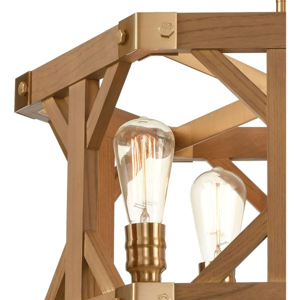 Structure 23  Wide 4-Light Chandelier Discount