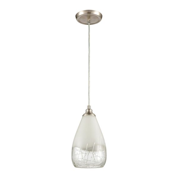 Sugarcoat 6  Wide 1-Light Mini Pendant For Sale