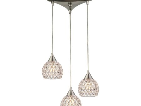 Kersey 10  Wide 3-Light Pendant Supply