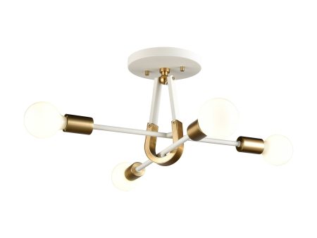 Sabine 20  Wide 4-Light Semi Flush Mount Fashion