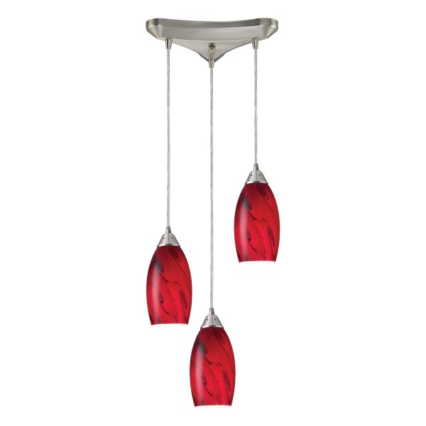 Galaxy 10  Wide 3-Light Pendant Sale