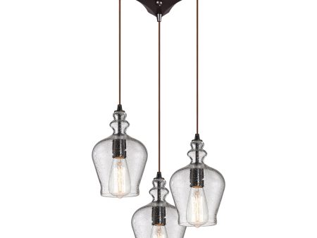 Menlow Park 10  Wide 3-Light Multi Pendant For Cheap