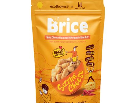 Eco Brown Brice Spicy Cheese Whole Grain Rice Puff Snack 100g Hot on Sale