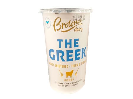 Brownes Greek Yogurts with Honey 1kg on Sale