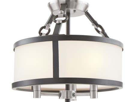 Armstrong Grove 13  Wide 3-Light Semi Flush Mount Supply