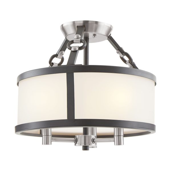 Armstrong Grove 13  Wide 3-Light Semi Flush Mount Supply