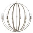 Rotunde 26  Wide 6-Light Chandelier For Sale