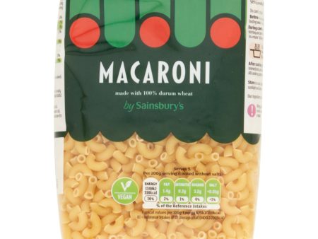 Sainsburys Macaroni 500g Online