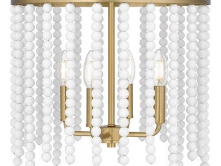 Apelle 4-Light Semi Flush Mount For Sale