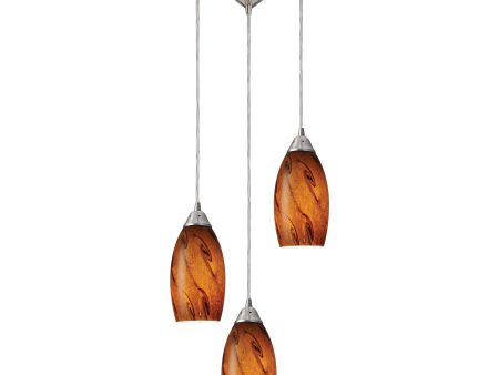 Galaxy 10  Wide 3-Light Pendant Sale