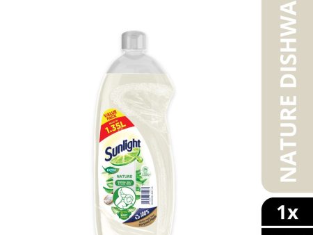 Sunlight Dishwash Liquid Nature 1.35L Sale