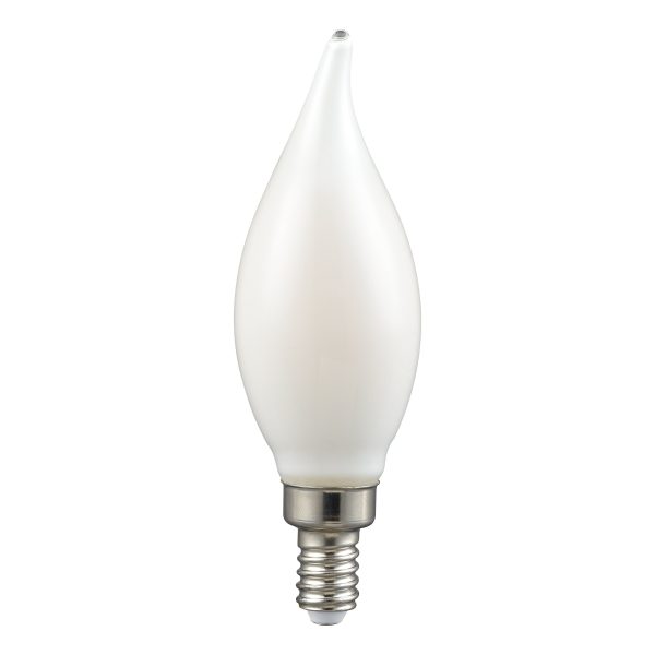 LED Candelabra Bulb - Shape C11 Base E12 2700K - Frosted Sale