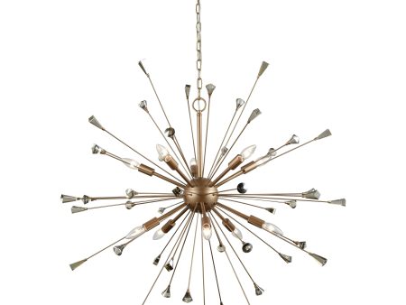 Sprigny 38  Wide 10-Light Chandelier Online Sale