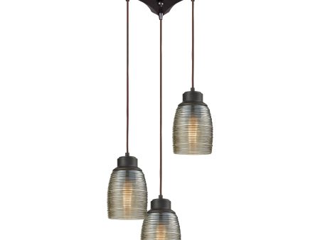 Muncie 10  Wide 3-Light Pendant Online now