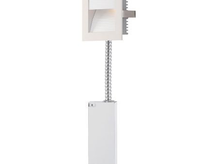 Step Light - Main Wall Recessed, Retrofit (Xenon) with Transformer - Corrugated Hot on Sale