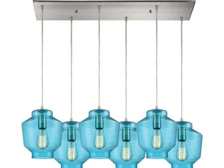 Barrel 32  Wide 6-Light Mini Pendant Online Sale