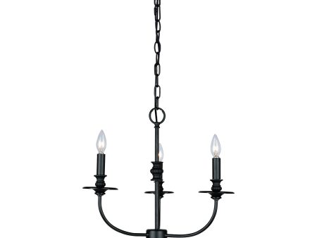 Hartford 18  Wide 3-Light Chandelier Online Hot Sale