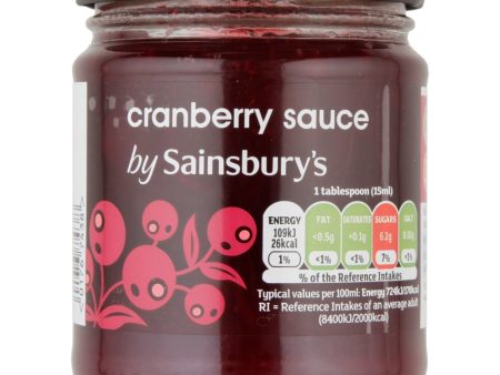 Sainsburys Cranberry Sauce 250ml For Cheap