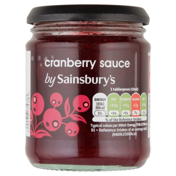 Sainsburys Cranberry Sauce 250ml For Cheap