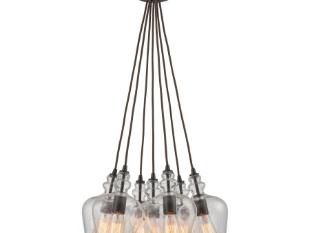 Menlow Park 19  Wide 7-Light Multi Pendant For Sale