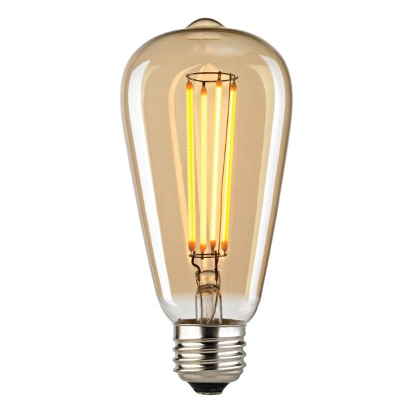 LED Medium Bulb - Shape T64 Base E26 2700K - Light Gold Tint Online now