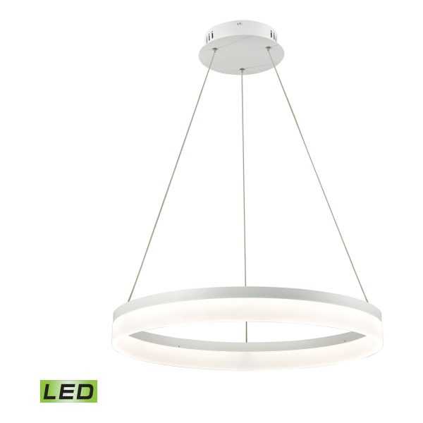 Cycloid 23.5  Wide 1-Light Chandelier Hot on Sale