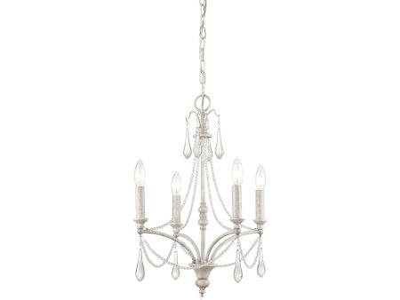 French Parlor 16  Wide 4-Light Chandelier Online now