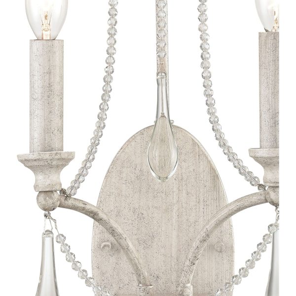 French Parlor 24  High 2-Light Sconce Hot on Sale