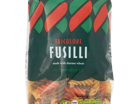 Sainsburys Fusilli Tricolore 500g Online