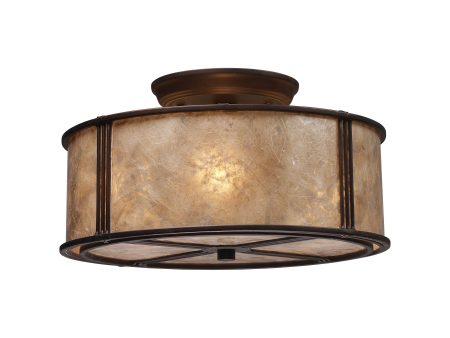 Barringer 13  Wide 3-Light Semi Flush Mount Fashion