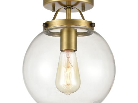 Bernice 9  Wide 1-Light Semi Flush Mount For Sale