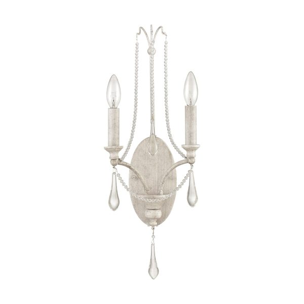 French Parlor 24  High 2-Light Sconce Hot on Sale