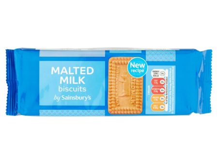 Sainsburys Malted Milk Biscuit 200g on Sale