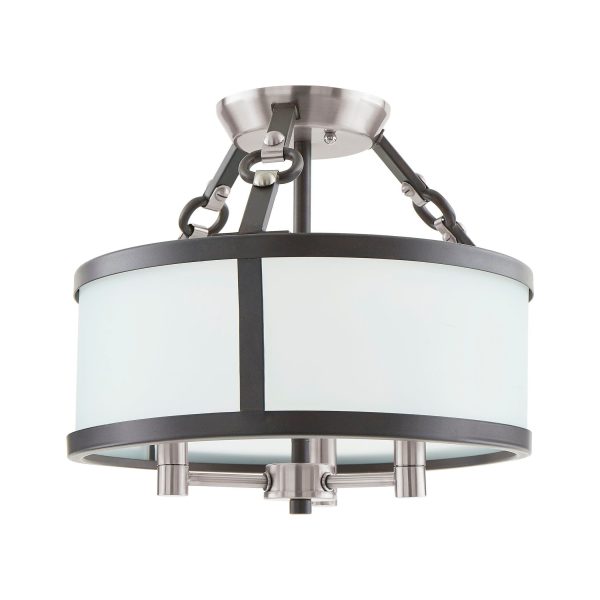 Armstrong Grove 13  Wide 3-Light Semi Flush Mount Supply