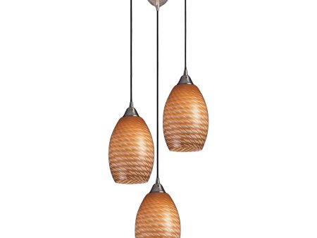 Mulinello 10  Wide 3-Light Pendant For Discount