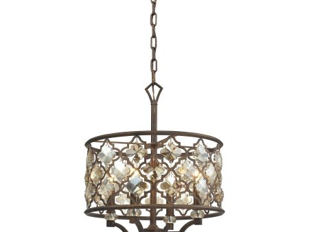 Armand 17  Wide 4-Light Chandelier Hot on Sale