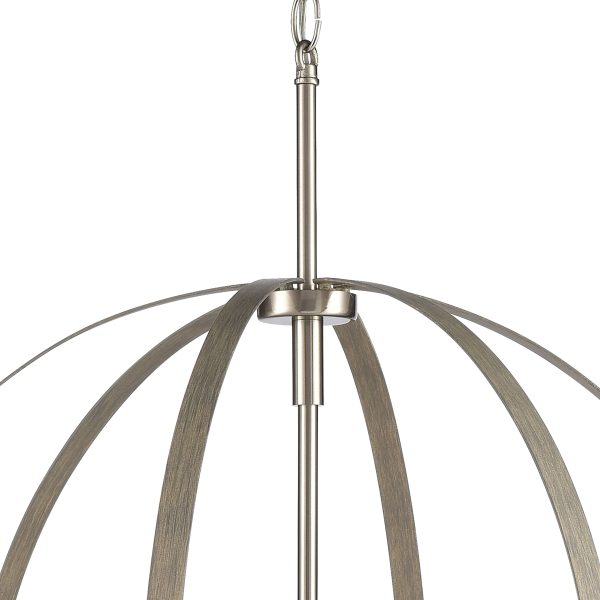 Rotunde 26  Wide 6-Light Chandelier For Sale