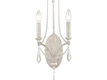 French Parlor 24  High 2-Light Sconce Hot on Sale