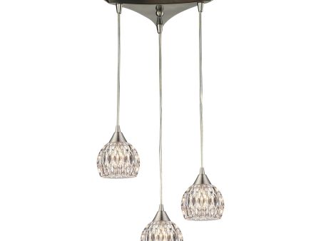 Kersey 10  Wide 3-Light Pendant Cheap