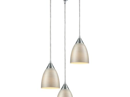 Merida 10  Wide 3-Light Multi Pendant Cheap